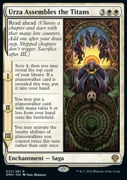 Urza Assembles the Titans logo