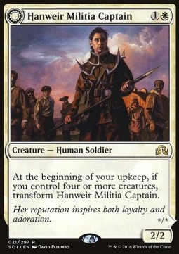 Hanweir Milita Captain logo